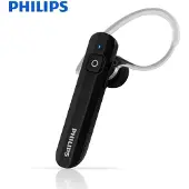 Philips SHB1603/10 - Mono Headset Bluetooth - Kabellos Telefonieren - Weichgel-Ohrstöpsel - Schwarz, 1,6 x 3,6 x 2,2 cm