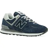 New Balance 574 Wildleder Trainer, Blau 44.5 EU