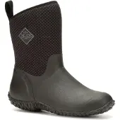 Muck Regenstiefel Muckster II Mid Black Rose Print Damen-Schuhgröße 39
