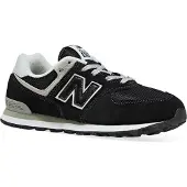 New Balance Unisex für Kinder. GC574V1 Turnschuhe 574 schwarz (23.5), Wohnung, Schnürsenkel, Lässig, Sportlich, Kinderbekleidung