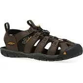 Keen Herren Trekkingsandalen CLEARWATER Braun Leder-Textil-Mix - wasserfest Größe: 45