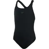 Speedo Badeanzug Eco+ Medalist Mädchen Black-11-12 jaar