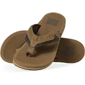 Reef Herren Pantoletten Cushion Dawn - Cognac - Größe 42