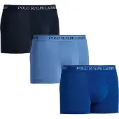 Ralph Lauren für Herren. 714835885009 3er-Set Boxershorts aus blauer Stretch-Baumwolle (M), Heimtextilien, Marine