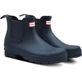 Hunter Chelsea Boots Unisex Blau Gummi