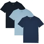 Ralph Lauren für Herren. 714830304019 3er-Pack blaue Rundhals-T-Shirts (L), Heimtextilien, Baumwolle, Kurzarm, Marine