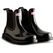 Hunter Chelsea Boots Unisex Schwarz Gummi