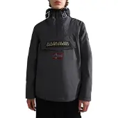 Napapijri Herren Regenjacke Grau Langlebig & Nachhaltig mit Kapuze & Tasche