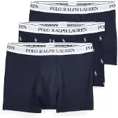 Ralph Lauren für Herren. 714830299058 3er-Set marineblaue Boxershorts (S), Heimtextilien, Baumwolle