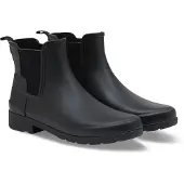 Hunter Gummistiefel Refined Chelsea Black Damen-Schuhgröße 36