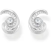 Thomas Sabo Ohrstecker Welle mit Steinen