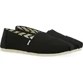 Toms Espadrilles Alpargata coton recyclé Pour Femme en Noir