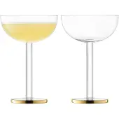 LSA International Champagnerglas Coupe Luca Set 2 Lsa 200ml