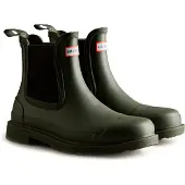 Hunter für Damen. WFS1018RMA Commando Chelsea Boots grün (36), Wohnung, Keine, Lässig