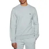 Lacoste Herren Pullover & Cardigans Classic Fit Brushed Fleece Sweatshirt - Grijs - Größe XXL