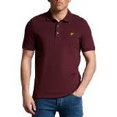 Lyle & Scott Plain Polo Shirt Rot - Große XL