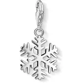 Thomas Sabo Charm-Einhänger "Schneeflocke", silber (silberfarben), Charms, Damen, Silber 925 (recycelt), Charm-Einhänger
