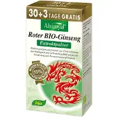 Alsiroyal Roter BIO-Ginseng Extraktpulver 30+3 Btl. 15% Ginsenoside 33 g