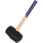 Ideal SIEGER Gummihammer 75 mm mit Stiel