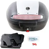 Hepco&Becker Topcase Journey 50 Universal 49 Liter schwarz/silber Unisexneutral010 - Motorradzubehör - Motorradgepäck