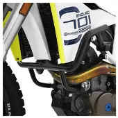 Zieger Sturzbügel schwarz für Husqvarna 701 Enduro/Supermoto Unisexohne Farbe740 - Motorradteile - Anbauteile