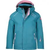 TROLLKIDS Holmenkollen PRO Winterjacke, Teal/Mauve, Größe 104