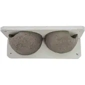 Cj Wildlife WoodStone Mehlschwalbennest Doppelt | Vogelhaus Holzbeton |