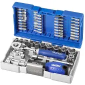 Nobrand Steckschlüsseleinsatz Bit ,Umschaltknarre Torx Griff ,Halter und Zubehör 1/4 '