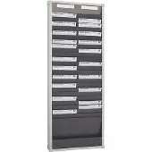 Eichner Karten-Sortiertafeln 9219 Serie, 1 – bis 3-reihig lieferbar, 2-spaltig, H 1350 x B 490 mm