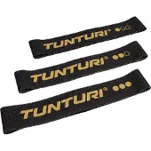 Tunturi Centuri 3er Set Power Band, Widerstandsband mit Stärke 4-14 kg, Fitnessband, Trainingsband für Krafttraining
