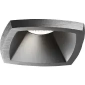 LIGHT-POINT Mirage 1 Einbauspots 2700/3000K Titanium - , dimmbar, Metallisch, für Wohnzimmer, Aluminium
