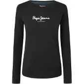 Pepe Jeans Langarmshirt "NEW VIRGINA L/S" mit Logo-Print
