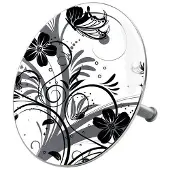 Sanilo Badewannenstöpsel Black Flower