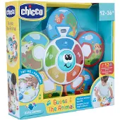 Chicco Lernspielzeug "Elektronisches Puzzle - Errate Das Tier", bunt, Lernspielzeug, KinderH:5cm Ø:25cm, Lernspielzeug, mit Licht und Sound, H:5cm Ø:25cm