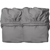 Leander Bettlaken - 60x115 - 2er-Pack - Cool Grey - - One Size - Bettlaken
