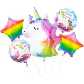 GoDan S.A Folienballon Einhornset 5 Stück.