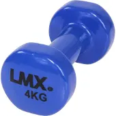 Lifemaxx Vinyl Kurzhantel-Set 2 x 4 kg Dunkelblau