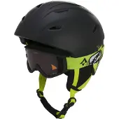 TECNOPRO Kinder Skihelm "Pulse HS-016" mit Skibrille "Freeze 2"