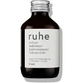 Kruut Ruhe, Flüssigkeit, Honig, Melissa officinalis, Baldrian (Kraut), Flasche, 150 ml, Erwachsener, 100% : Blütenhonig, naturtrüber Apfelessig, Melisse, Haferkraut, Baldrianwurzel, Fichtentriebe
