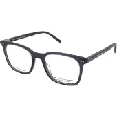 Tommy Hilfiger TH1942 Herren-Brille inkl. Gläser Vollrand Quadratisch Acetat-Gestell 52/19/150, blau