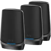 Netgear RBKE963B, Wi-Fi 6 (802.11ax), Quad-band (2.4 GHz / 5 GHz-1 / 5 GHz-2 / 6 GHz), Ethernet/LAN, Schwarz, Tabletop-Router