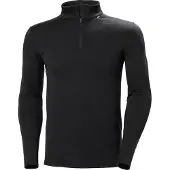 Helly Hansen Unterhemd Lifa Merino Midweight 1/2 Zip Black Herren-M
