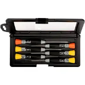 Bahco Set Mit 6 Präzisionsschraubendrehern Für Schlitz-und Kreuzschlitzschrauben 1.5-3-mm-ph0ph1