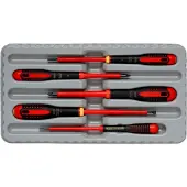 Bahco Insulated Ergo Phillips And Slotted With Tri-component Handle 5 Piece Schraubendreher-set