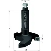 Cmt 663.004.11 Hobelmesser mit WPL-Messern 60mm, Schaft 12x50mm