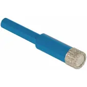 Tyrolit Fliesenbohrer DDT, Ø 8 mm, Arbeitslänge 80 mm, HEX, Paraffinfüllung, vakuumgelötete Diamantbohrkrone