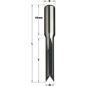 Cmt 179.060.50 Fischbackenbohrer 6mm, Schaft 13 x 40mm