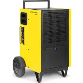 Trotec Bautrockner TTK 655 S, mit Luftfilter, 100 Liter pro Tag, mit Ablaufschlauch, Räume bis 300m2 / 750m3