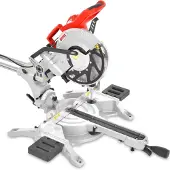 HECHT 820 Kappzugsäge mit 250 mm Sägeblatt | Laser | 2350 W | 4000 U/min | Spänefangsack