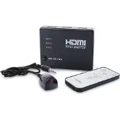 Savio CL-28, HDMI, Schwarz, 1920 x 1080 (HD 1080),1920 x 1200 (WUXGA), 1080p, 2,5 Gbit/s, 12 Bit